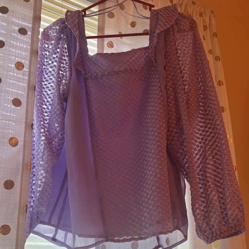 Banana Republic Lavender Blouse